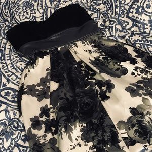 Strapless Homecoming Dress